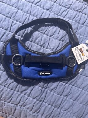 Blue No-Pull Dog Harness with Handle